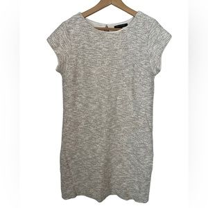 Banana Republic Cream Keyhole Dress Fully Lined Size 10